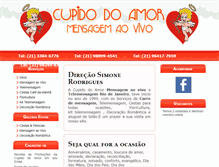 Tablet Screenshot of cupidodoamor.com